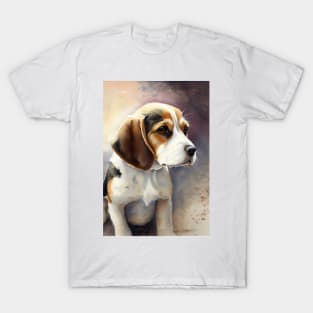 A Watercolor Beagle Puppy T-Shirt